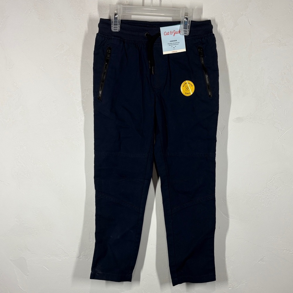 NWT Cat & Jack Dark Blue Kids Joggers size 6